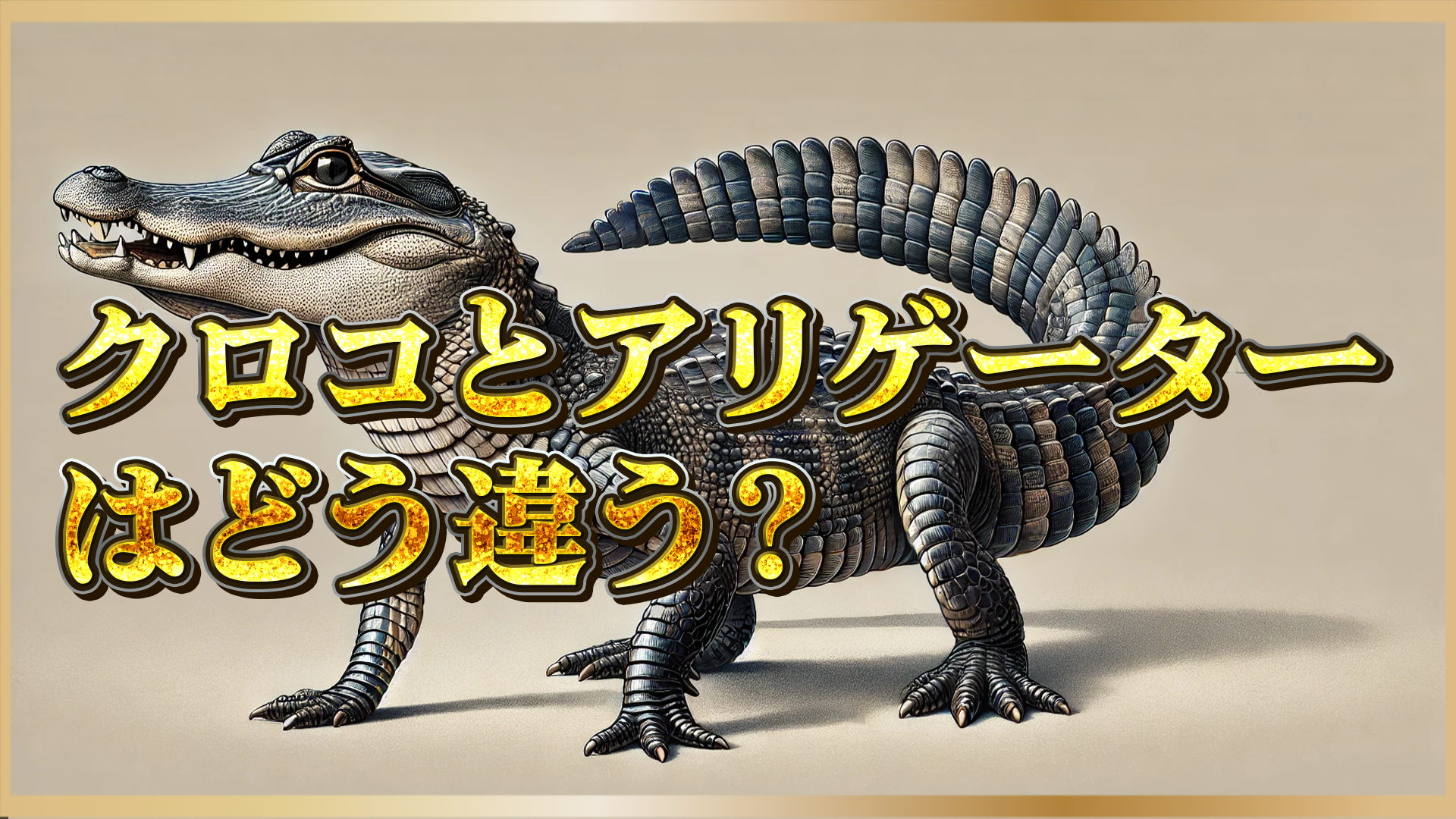 【クロコダイルとアリゲーターの違いとは？】高級バッグや時計で使われる素材の見分け方と価値